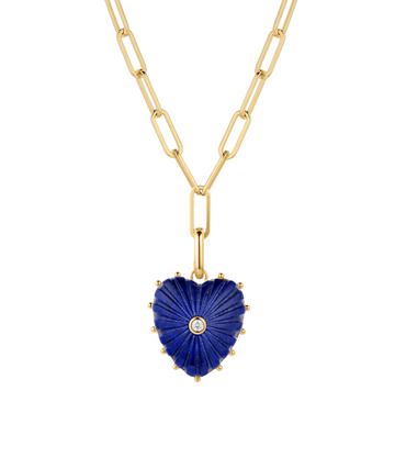 Malene Lapis Clip Necklace