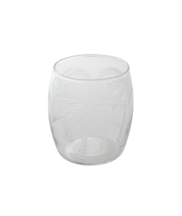 Etched Palm Tree Tumbler 8 oz.