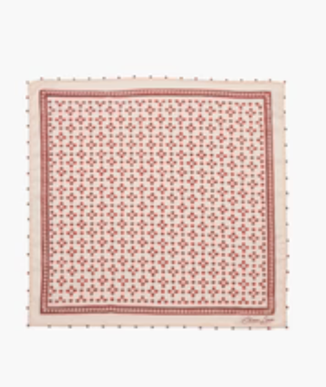 Beaded Floral Bandana | Pink Sand