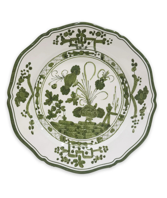 VIDA Faenza 11" Green Dinner Plates | Set of 4