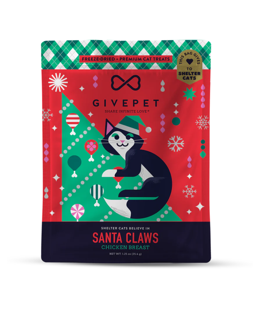 Santa Claws Freeze-Dried Cat Treats
