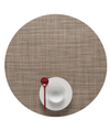 Round Mini Basketweave Placemat