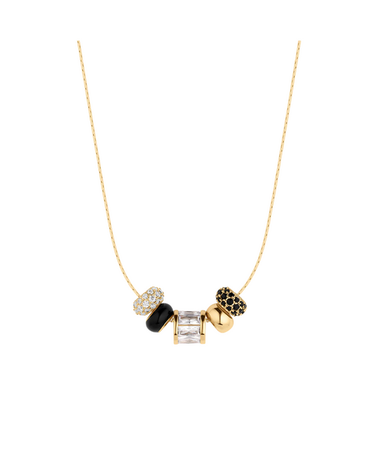 Noir Bead Necklace