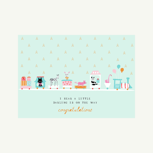 Choo Choo Train Card