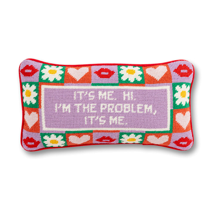 Furbish Studio | Its Me Needlepoint Pillow