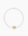 Pearl Vintage Heart Bracelet