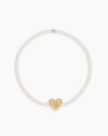 Pearl Vintage Heart Bracelet