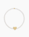 Pearl Vintage Heart Bracelet