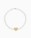 Pearl Vintage Heart Bracelet