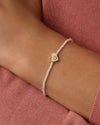Pearl Vintage Heart Bracelet