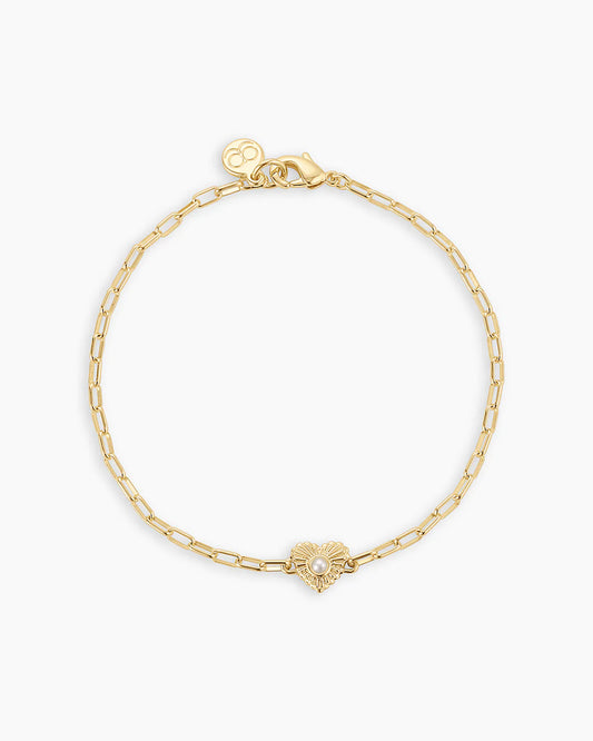 Birthstone Heart Bracelet