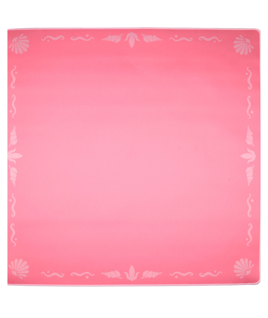 Pink Island Border Mahjong Mat