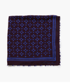 Beaded Floral Bandana | Lapis