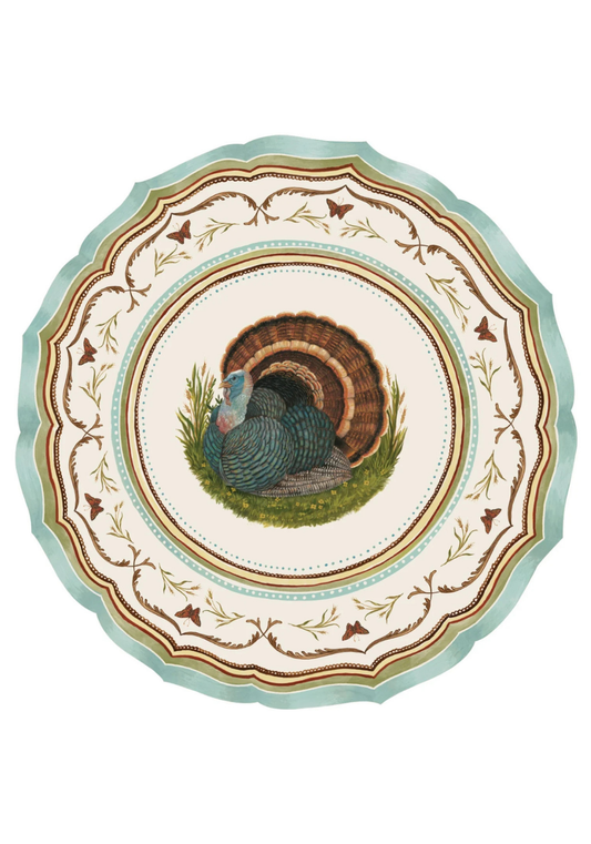 Die Cut Heritage Turkey China Placemats