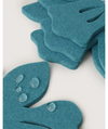 Merino Wool Orchid Coaster | Solid 4 Pack