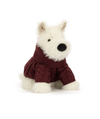 Munro Scottie Dog in his Winter Jumper