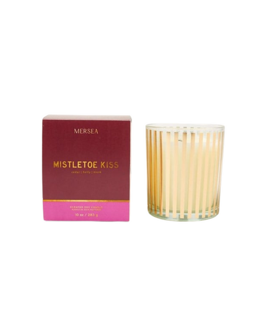 Mistletoe Kiss Holiday Boxed Candle