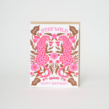 Stay Wild Birthday Card