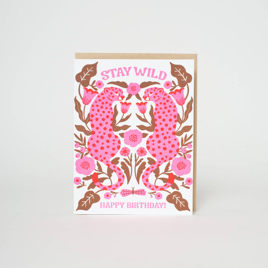 Stay Wild Birthday Card