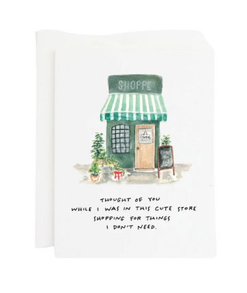 Shop Small Card Cute Shop Card – Frank