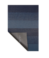 Bay Blue Marble Striped Shag Big Mat