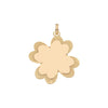 LUCKY in Love Clover Necklace with Mother of Pearl