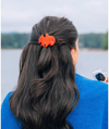 Red Shooting Star Tiny Flat Hair Clip