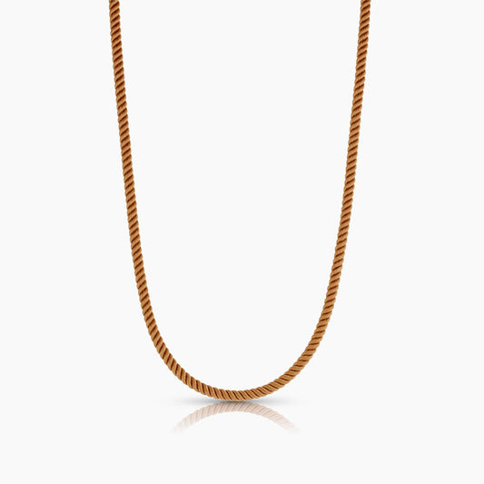 Coco Sand Silk Cord Necklace