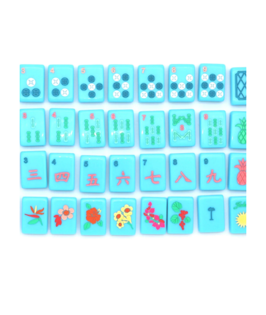 Blue Island Mahjong Tile Set