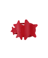 Red Shooting Star Small Flat Hair Clip
