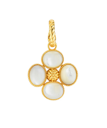 Berry Clover Double Sided Pendant