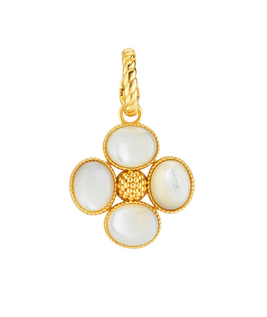 Berry Clover Double Sided Pendant