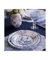 VIDA Faenza 11" Blue Dinner Plates | Set of 4