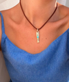 Amalfi Fish Silk Cord Necklace