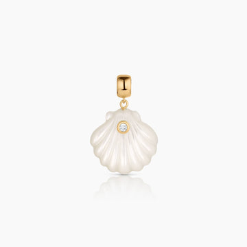 Coquille Mother Of Pearl Bail Charm