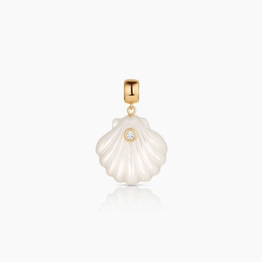 Coquille Mother Of Pearl Bail Charm