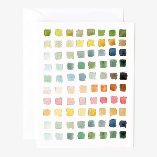 Paint Swatch Greeting Card