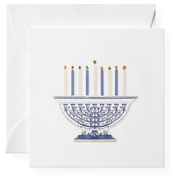 Menorah Gift Enclosure Card