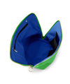 Vacationer Makeup Bag | Kelly Green and Navy