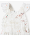 Petite Farmstead Sleeveless Organic Cotton Sunsuit
