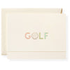 Golf Note Card Box
