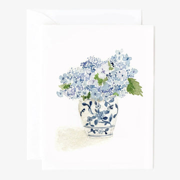 Hydrangea Bouquet Greeting Card