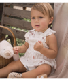 Petite Farmstead Sleeveless Organic Cotton Sunsuit