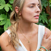 Clover Double Sided Charm Necklace | Turquoise
