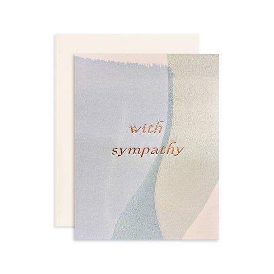 Blue Sympathy Card