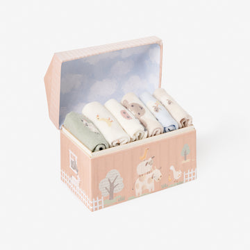 On The Farm Non Slip Baby Socks | Set of 6