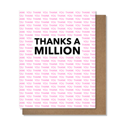 Thanks A Million Card