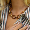 Earth Goddess Link Teak Necklace