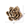 Medium Light Blue Ceramic Flower