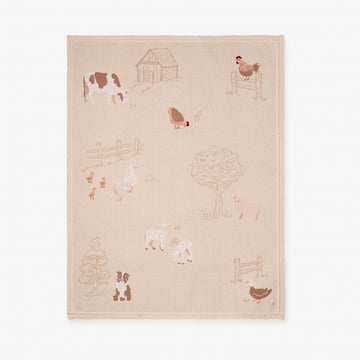 Petite Farmstead Knit Baby Blanket